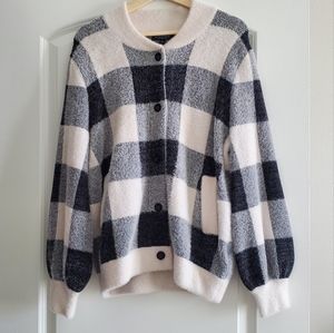 Liverpool Checkered Bomber Cardigan